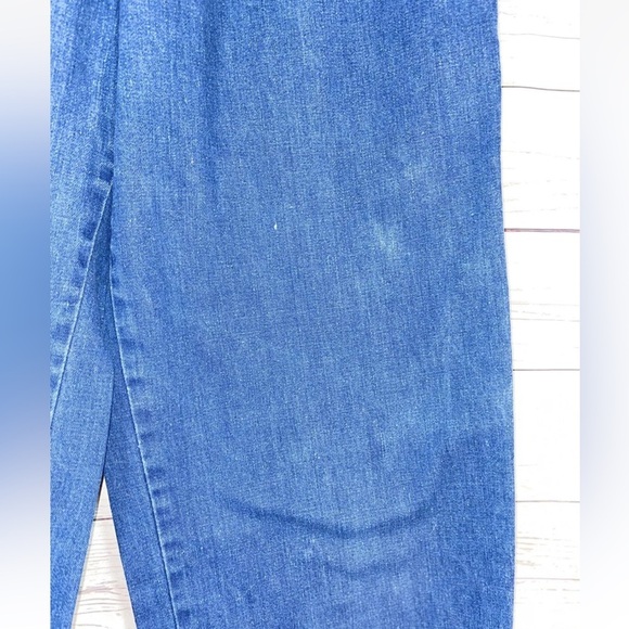 80's Vintage LEVIS womens high waisted pleated front denim blue jeans 28” Waist - Picture 6 of 12